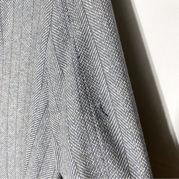 Vintage Wm H Leishmans Light Grey Herringbone Lambswool Silk Blend Blazer 40R - Picture 9 of 15